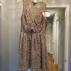 Armani Exchange mini leapord print dress size 6